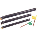 3 PIECE 1/2-5/8 & 3/4" SCLCR INDEXABLE BORING BAR SET (1001-0021)