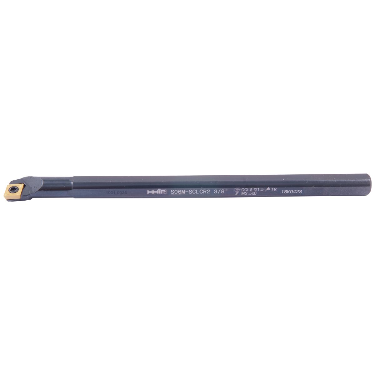 3/8 X 6" SHANK S-SCLCR6-2 INDEXABLE BORING BAR WITH INSERT (1001-0026)