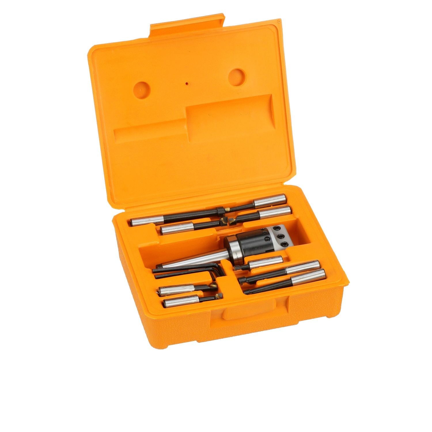 3 PIECE BORING TOOL SET WITH 2" HEAD, R8 SHANK & 1/2" BORING BAR SET (1001-0106)