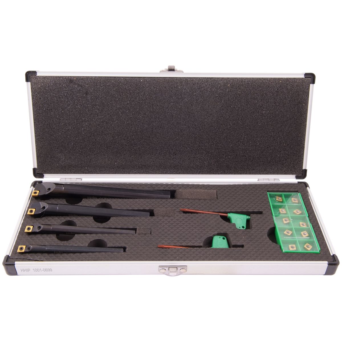 4 PIECE SCLCR2 COOLANT THRU INDEXABLE BORING BAR SET (1001-0699)