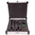 4 PIECE 1/2" ROUND SHANK INDEXABLE BORING BAR SET (1001-0704)