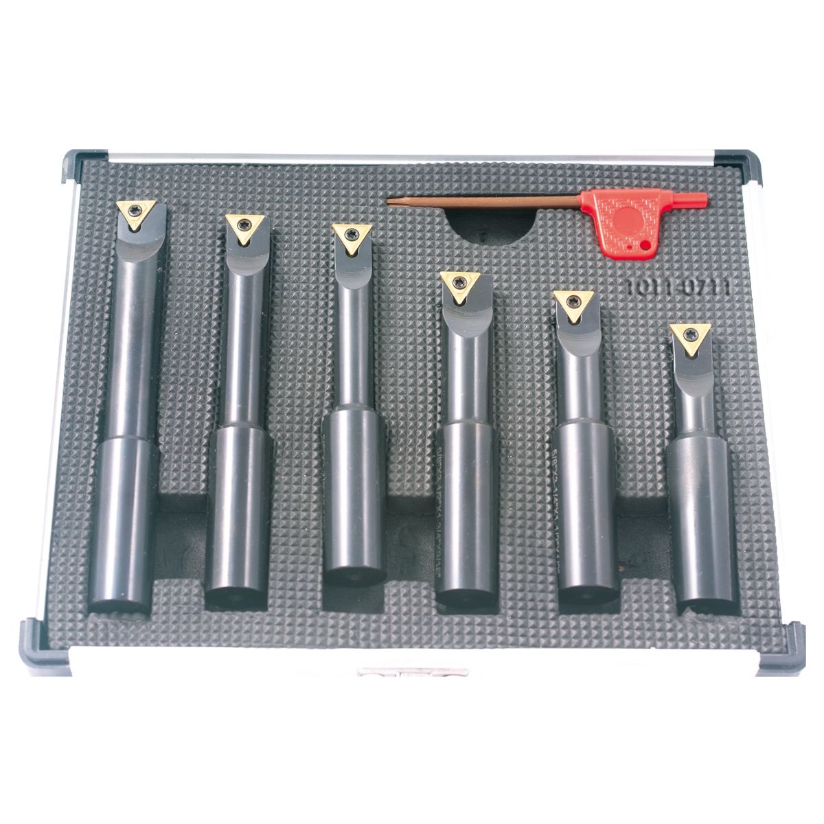 6 PIECE 5/8" ROUND SHANK INDEXABLE BORING BAR SET (1001-0711)