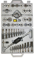 45 PIECE 6-24MM HEAT TREATED ALLOY STEEL TAP & DIE SET (1011-0002)