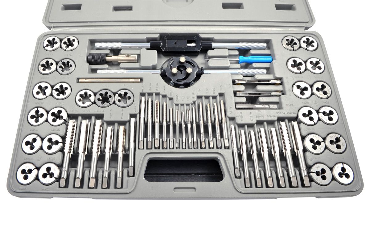 60 PIECE CARBON STEEL TAP & DIE SET (1011-0106)