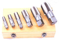 1/4~1-1/4" 6 PIECE NPT TAPER PIPE TAP SET (1011-3306)