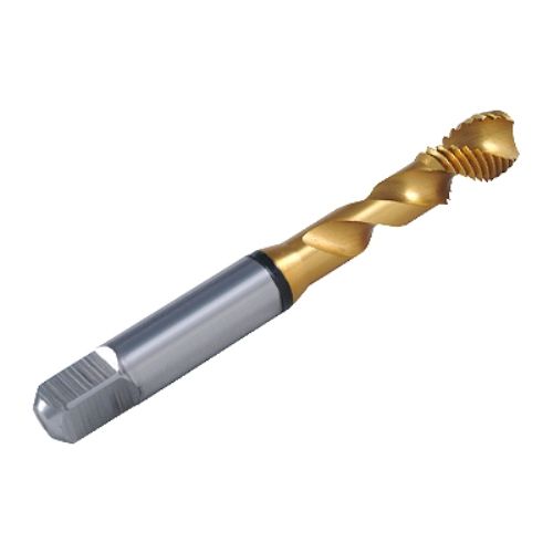 M6-1.0 D5 TiN 35 DEGREE METRIC SPIRAL FLUTE BOTTOM TAP (1011-7756)