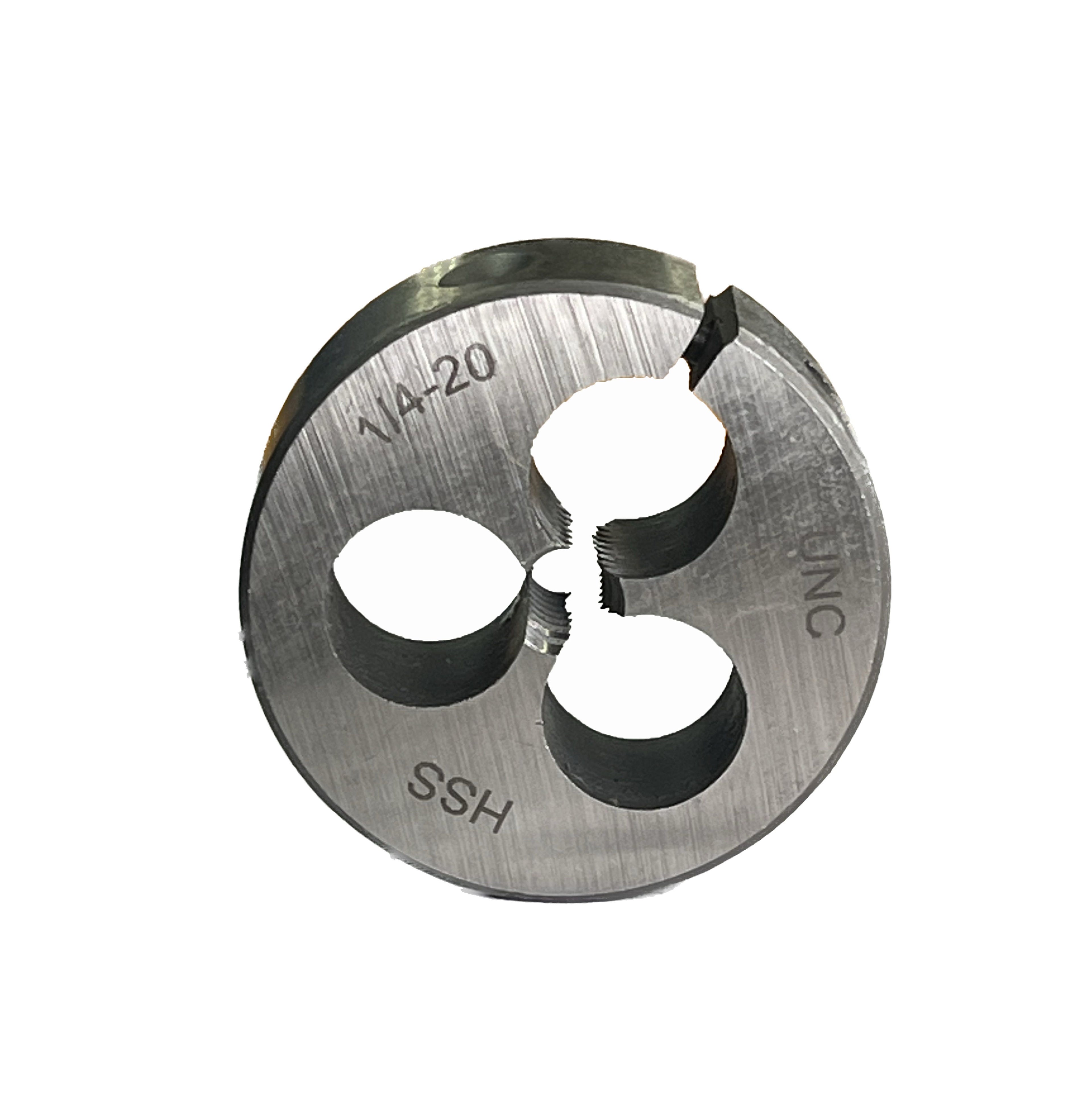 1/4-20 X 1-1/2" OD ADJUSTABLE ROUND SPLIT DIE (1016-1240)