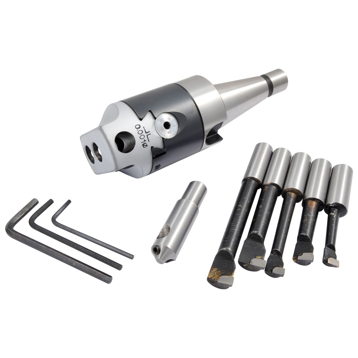 2" BORING HEAD KIT WITH NMTB30 SHANK, BORING BARS & FLY CUTTER (1061-0058)