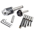 2" BORING HEAD KIT WITH MT2 & MT3 SHANKS, BORING BARS & FLY CUTTER (1061-0074)