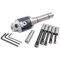 2" BORING HEAD KIT WITH R8 SHANK, BORING BARS & FLY CUTTER (1061-0106)