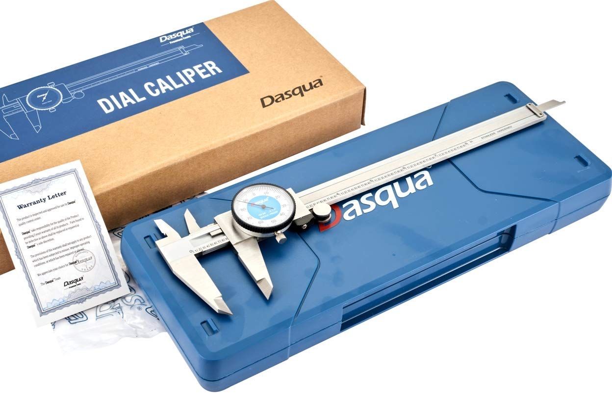 DASQUA 0-8" MACHINIST GRADE DIAL CALIPER (1332-4115)