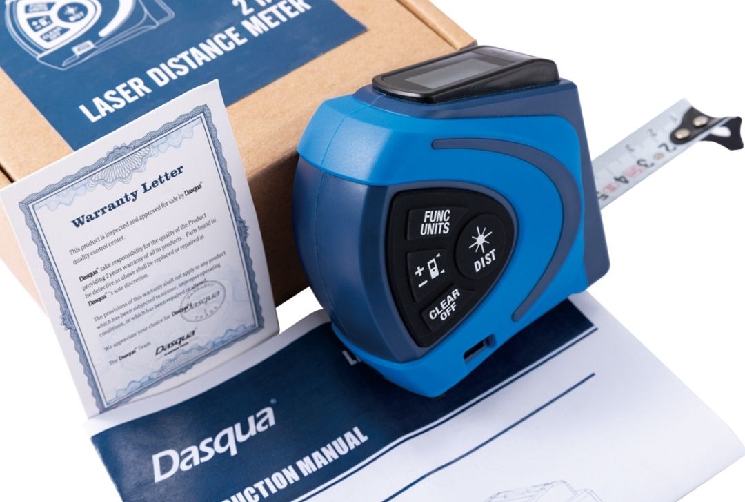 DASQUA 2-IN-1 LASER TAPE MEASURE (1804-1055)