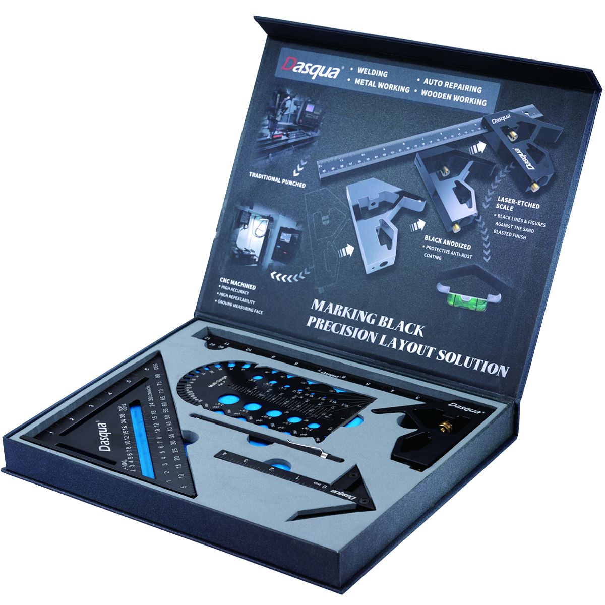 DASQUA 5 PIECE MARKING & LAYOUT TOOL SET (1804-1406)