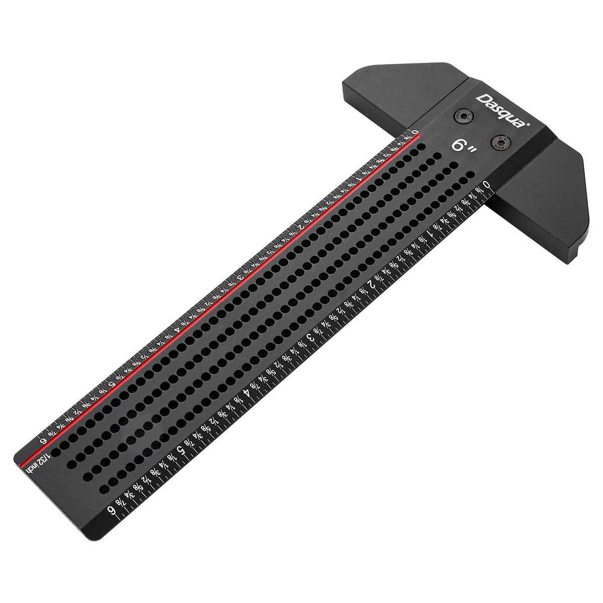 DASQUA 6" T-SHAPED HEAVY DUTY RULE WITH MARKED HOLES (1804-5339)