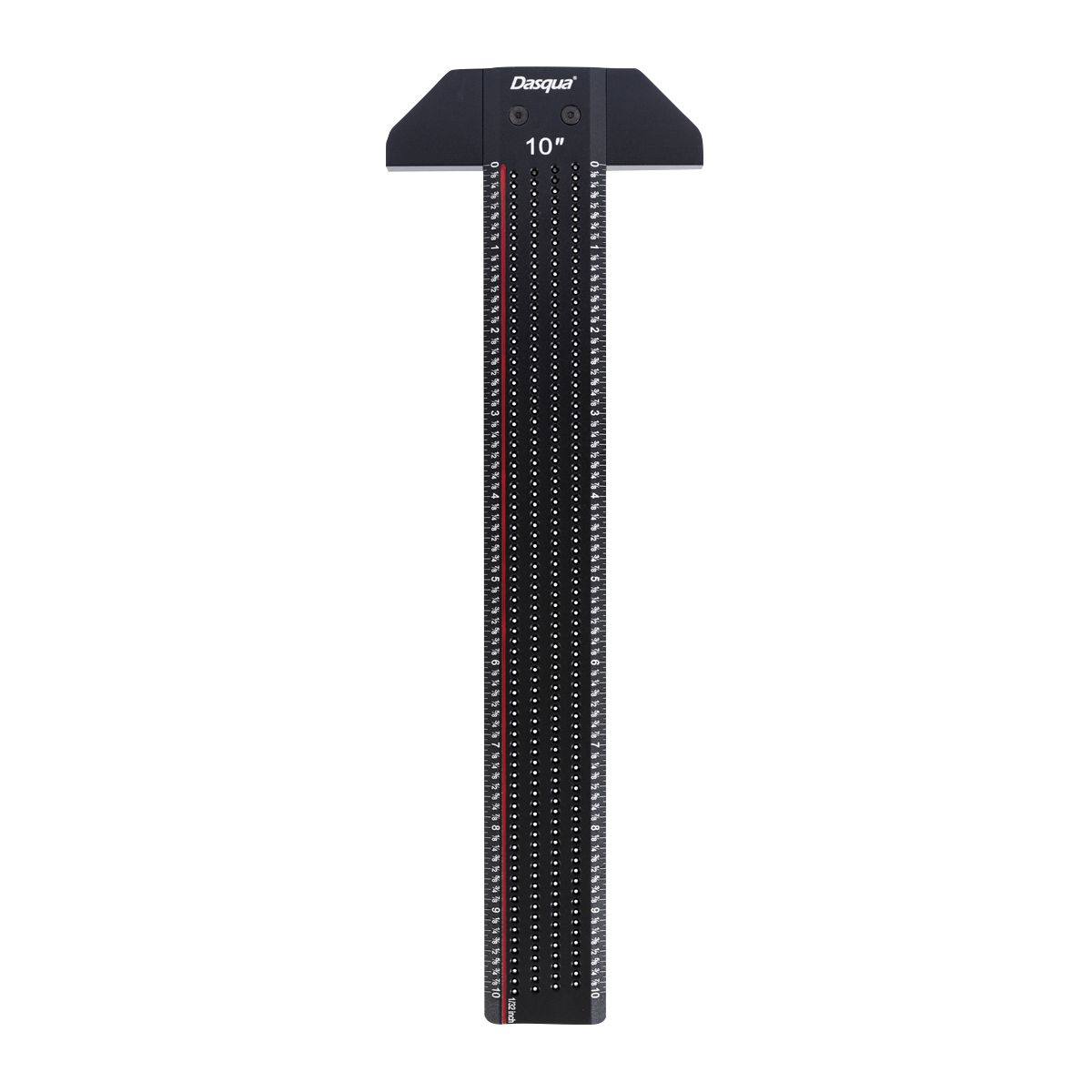 DASQUA 10" T-SHAPED HEAVY DUTY RULER WITH MARKED HOLES (1804-5343)
