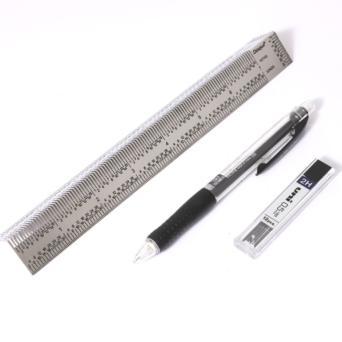 DASQUA 7" PRECISION MARKING T-RULER & PENCIL (1804-5772)