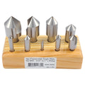 HHIP 9 PIECE 82 DEGREE 3/16 TO 1" HIGH SPEED STEEL COUNTERSINK SET (2000-0034)
