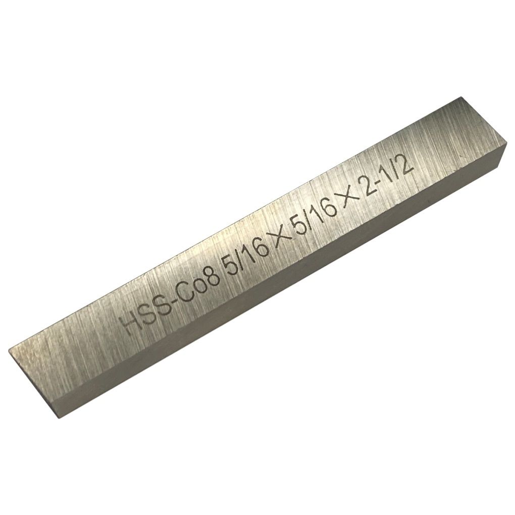 5/16 X 2-1/2" 8% COBALT SQUARE TOOL BIT (2000-0044)