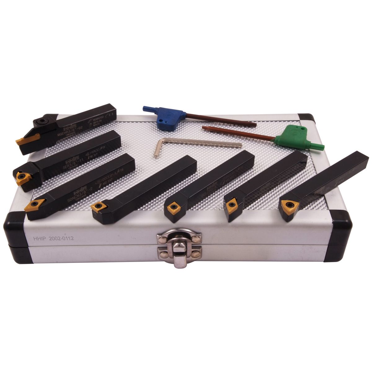 PRO-SERIES 7 PIECE 3/8 INDEXABLE CUT OFF & TURNING TOOL SET (2002-0112)