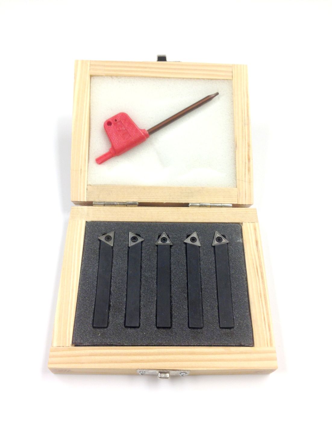 3/4" 5 PIECE INDEXABLE CARBIDE TURNING TOOL SET (2003-0005)