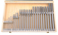 29 PIECE 1/16-1/2" X 64THS HIGH SPEED STEEL CHUCKING REAMER SET (2006-0011)