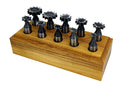 10 PIECE 1/2" SHANK WOODRUFF KEYSEAT CUTTER SET (2006-0452)