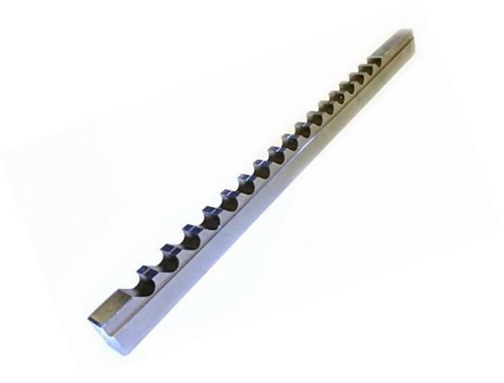1/8" A HSS KEYWAY BROACH WITH 1 SHIM (2006-1008)