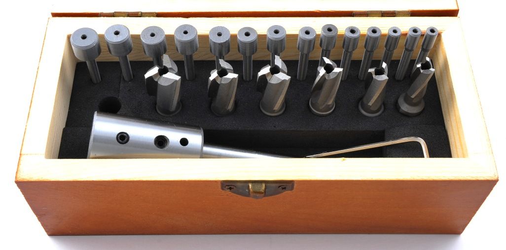 21 PIECE HSS INTERCHANGEABLE PILOT COUNTERBORE SET (2007-0023)