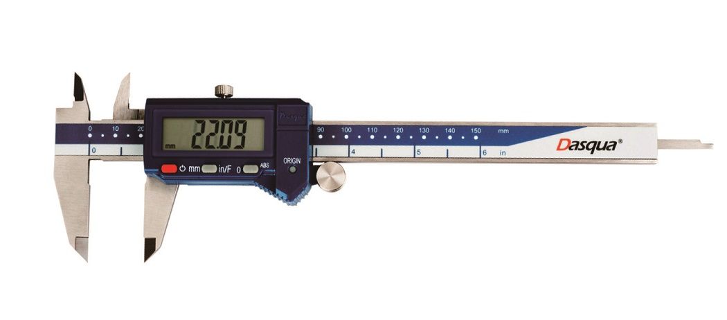 DASQUA 0-150MM/0-6" ABSOLUTE DIGITAL CALIPER (2010-1005)