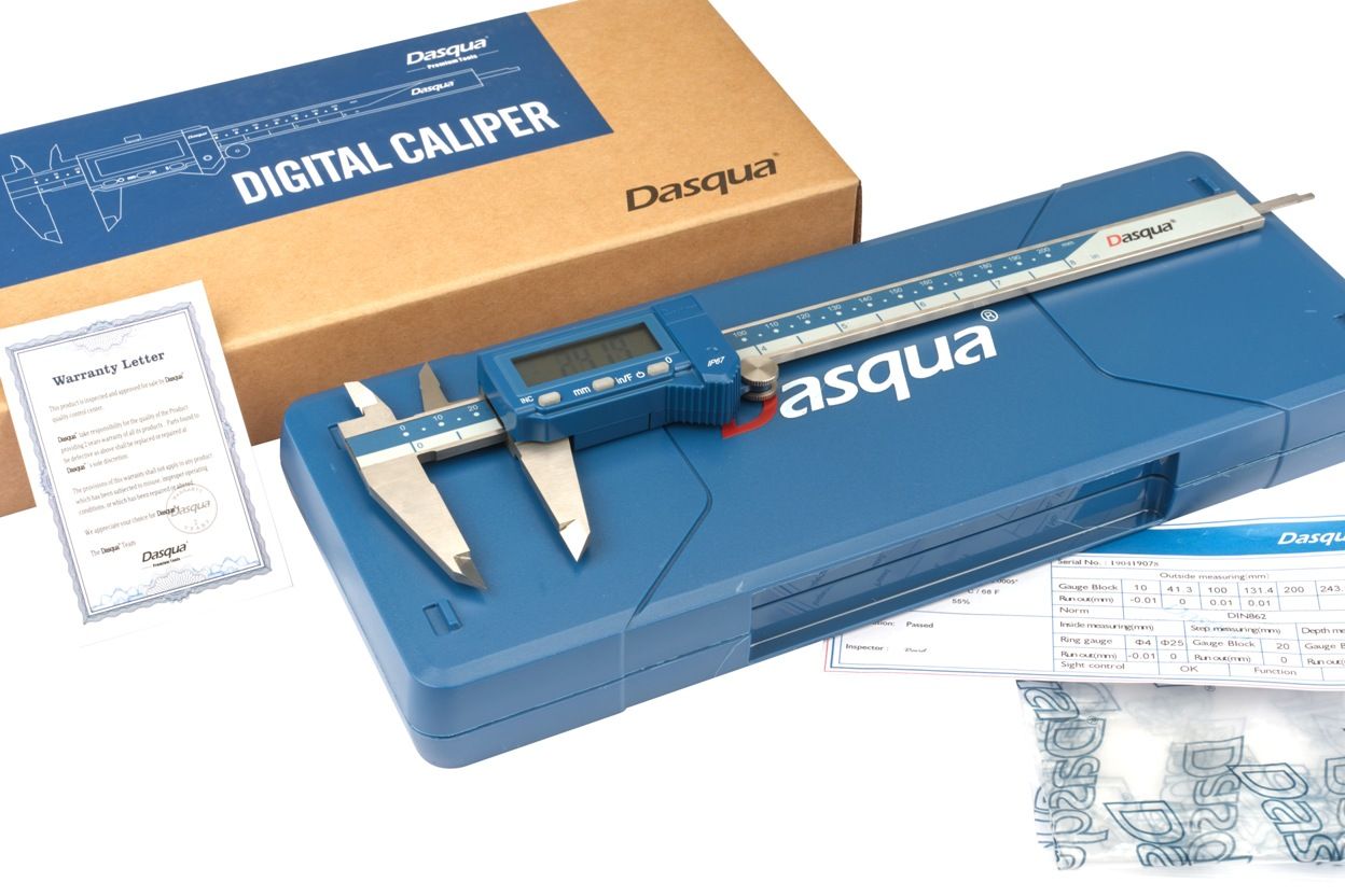 DASQUA 0-200MM/0-8" LARGE SCREEN IP67 DIGITAL CALIPER (2015-1010)