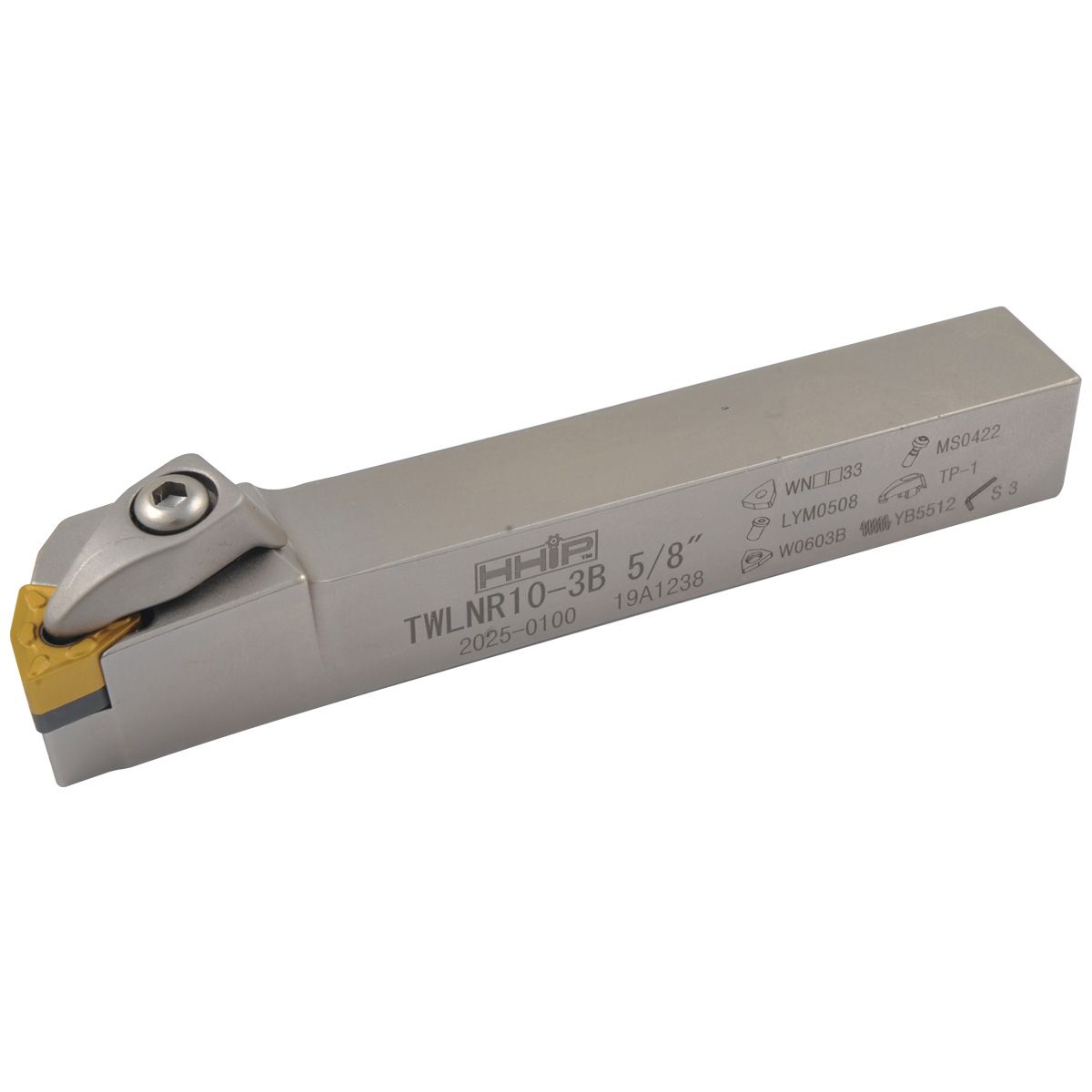 MWLNR 10-3B TURNING TOOL HOLDER - NEW RIGID CLAMP DESIGN (2025-0100)