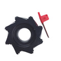4" X 1-1/2 BORE 90 DEGREE APKT-160408 INDEXABLE FACE MILL (2066-4000)