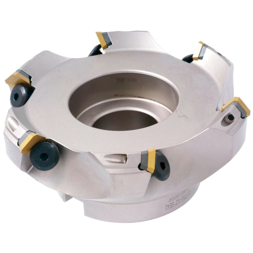 5" X 1-1/2 BORE 45 DEGREE SE42 INDEXABLE FACE MILL WITH 6 TEETH (2067-5000)