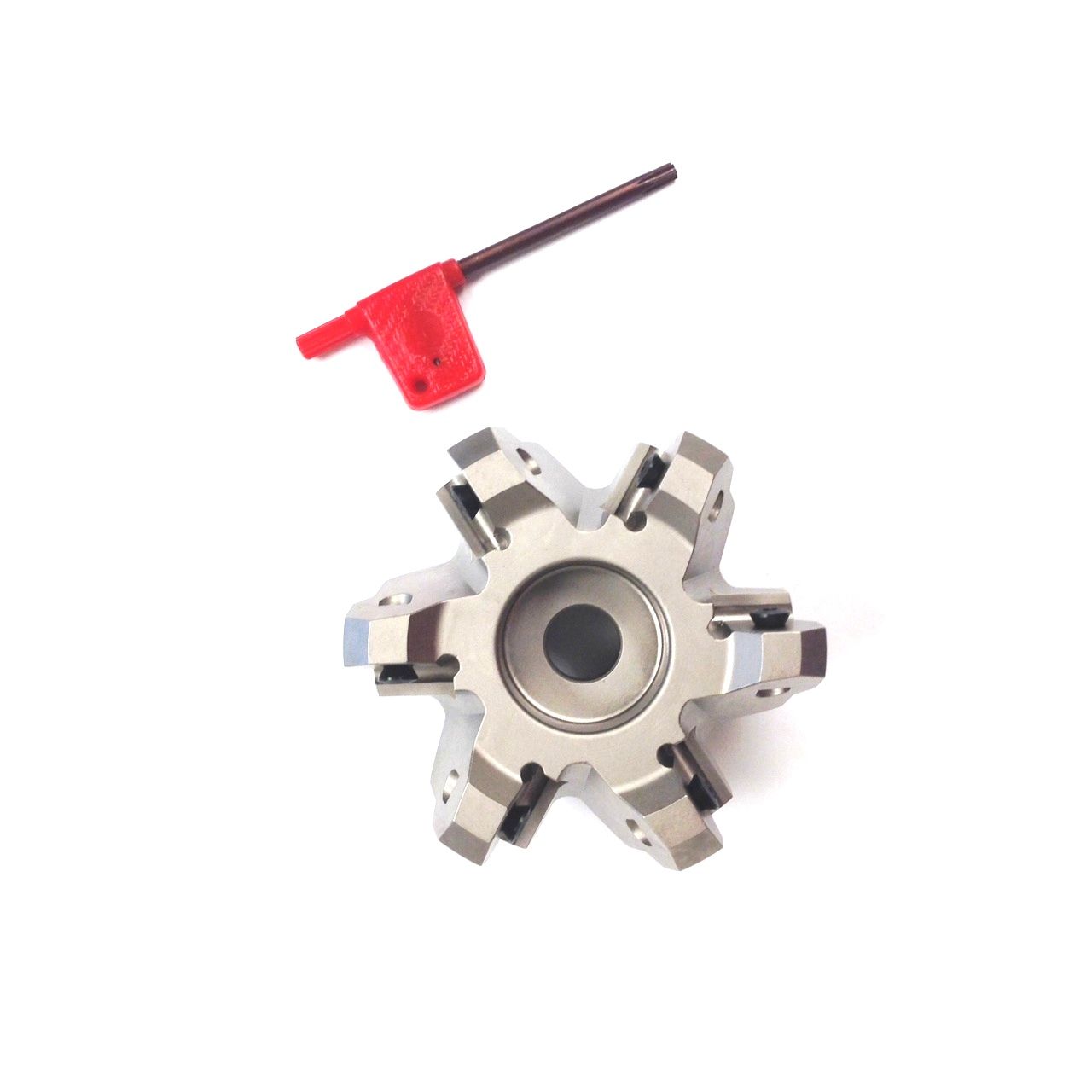 3" X 1 BORE 45 DEGREE OCTAGON 6 IINSERT INDEXABLE FACE MILL (2068-3000)