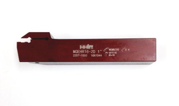 1 X 1 X 6" RIGHT HAND MGEHR16-2D EXTERNAL GROOVING TOOL HOLDER (2207-1000)