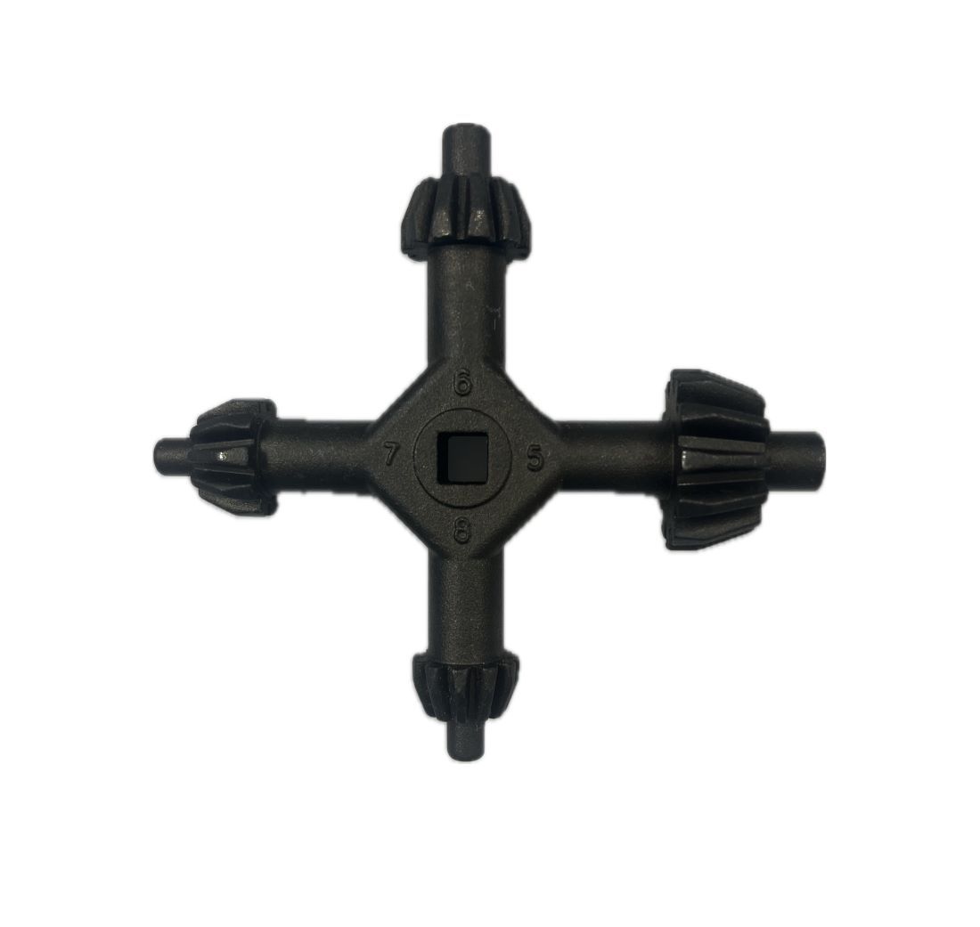 SMALL 4-IN-1 K1-4 DRILL CHUCK KEY (3070-0048)