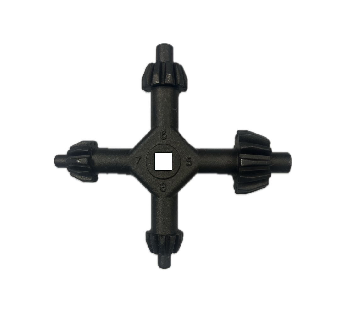 LARGE 4-IN-1 K5-8 RILL CHUCK KEY (3070-0481)