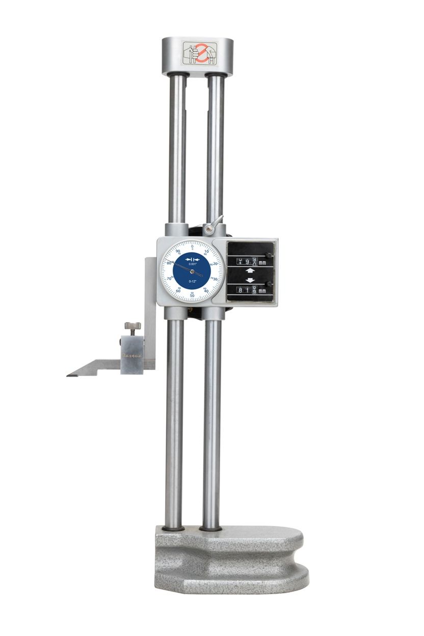 DASQUA 0-12" DOUBLE-BEAM DIAL HEIGHT GAGE (3222-4205)