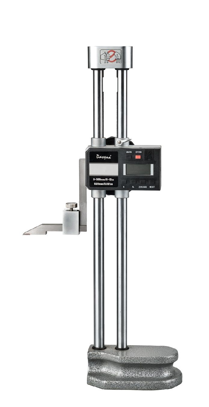 DASQUA 0-300MM/0-12" DOUBLE BEAM DIGITAL HEIGHT GAGE (3230-8105)