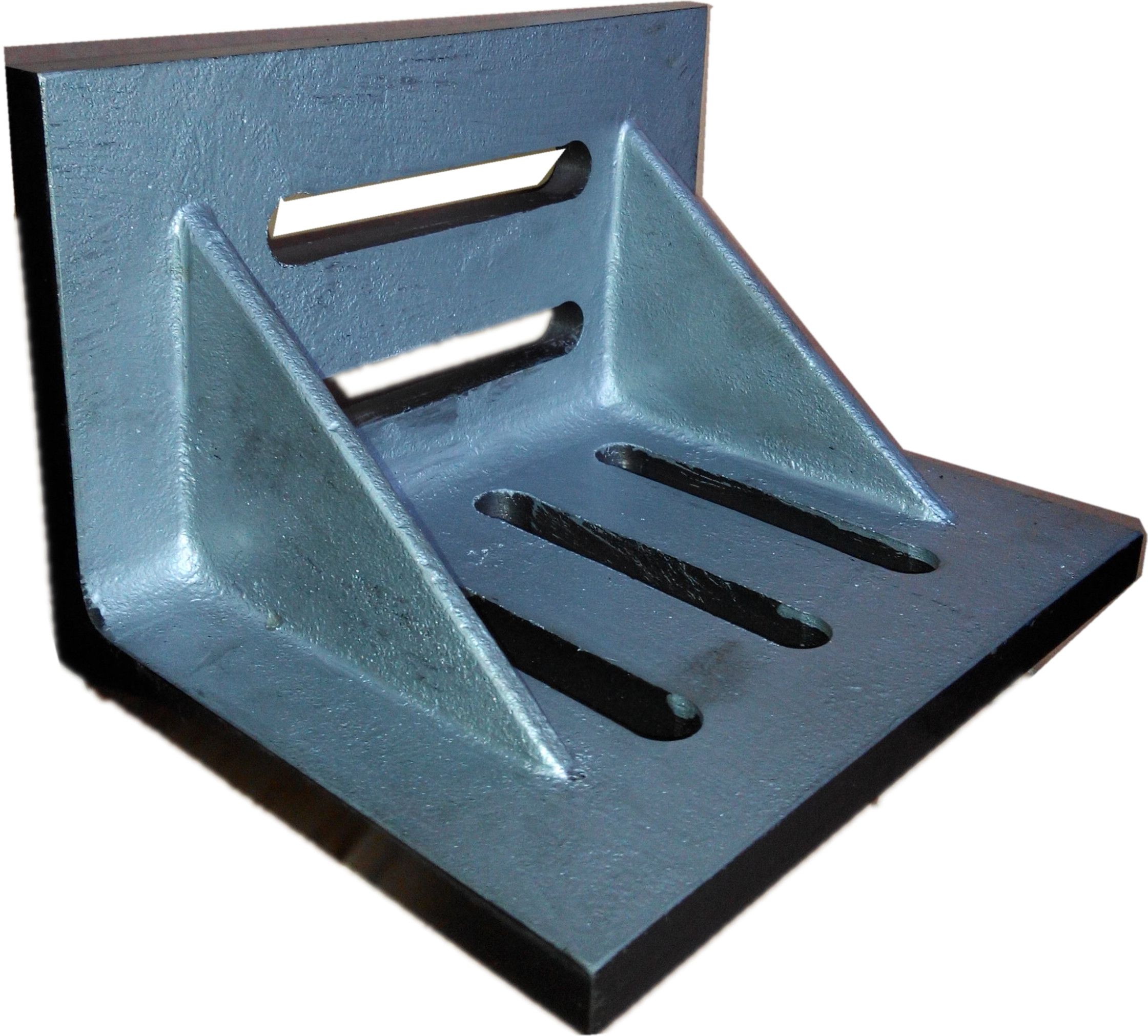 6 X 5 X 4-1/2" WEBBED SLOTTED ANGLE PLATE (3402-0303)