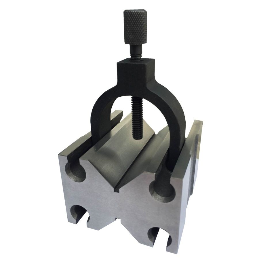 2-3/4 X 2-1/2 X 1-3/4 TOOLMAKER'S V-BLOCKS WITH CLAMP IN SLOT (3402-0968)