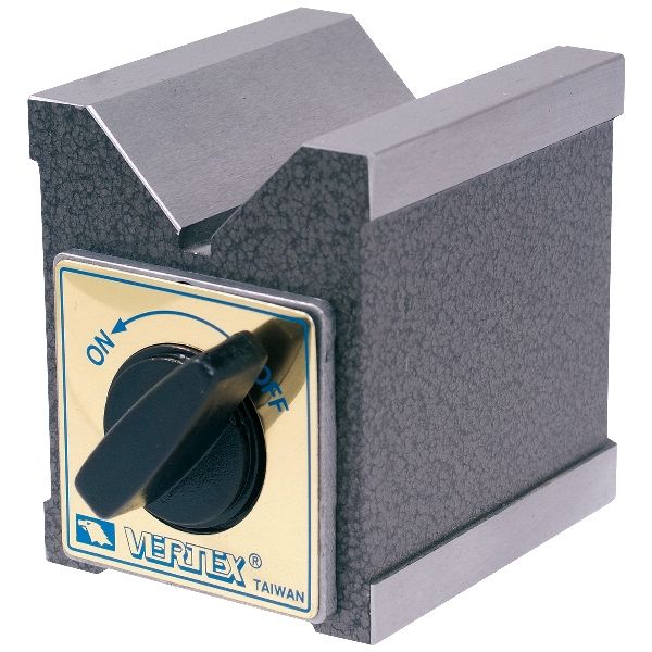 VERTEX 2.87 X 2.13 X 2.76 MAGNETIC V-BLOCK WITH SWITCH (3402-0995)