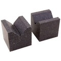 63 X 63MM MATCHED PAIR GRANITE V-BLOCKS (3402-1312)