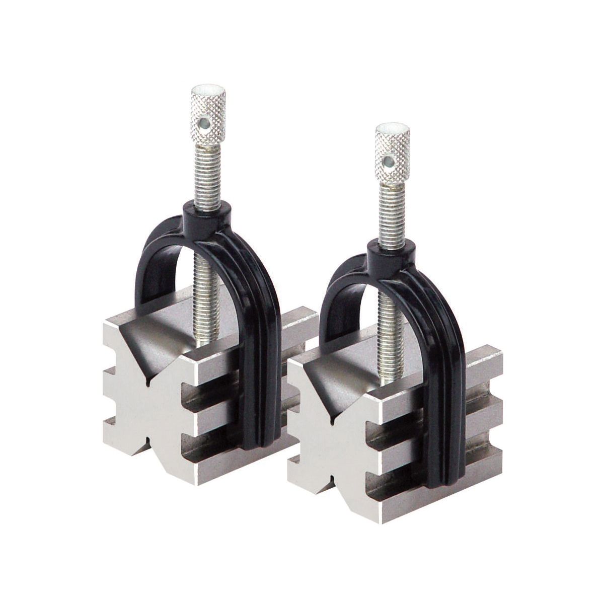 HHIP 2 X 1-1/2 X 1-1/2 CAST IRON MULTI-USE V-BLOCKS & CLAMPS SET (3406-0111)