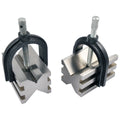 HHIP 2-3/4 X 1-3/4 X 1-5/8 CAST IRON MULTI-USE V-BLOCK & CLAMPS SET (3406-0115)