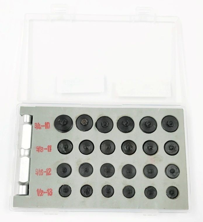 25 PIECE 1/2-13, 5/8-11, 3/4-10, 9/16-12 TRANSFER SCREW SET (3601-0513)