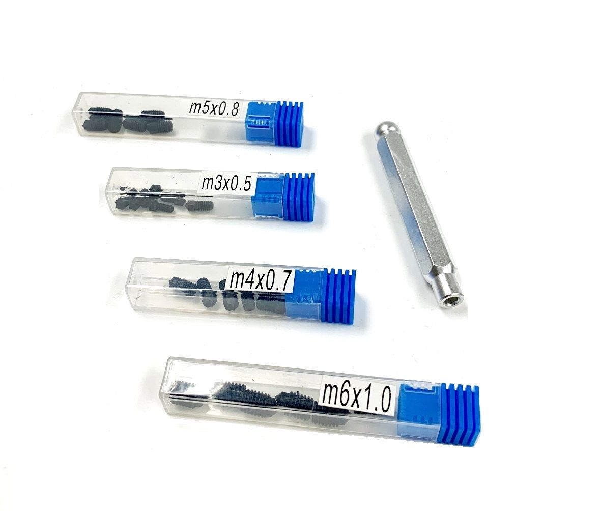 25 PIECE M3 X .5, M4 X .7, M5 X .8, M6 X 1 TRANSFER SCREW SET (3601-0517)