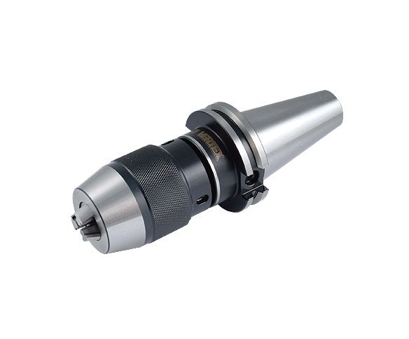 VERTEX 1/64-1/2" CAT 40 V-FLANGE INTEGRATED KEYLESS DRILL CHUCK (3701-0500)