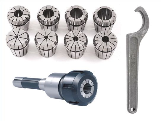R8 10 PIECE ER-40 SPRING COLLET CHUCK SET (3900-0004)