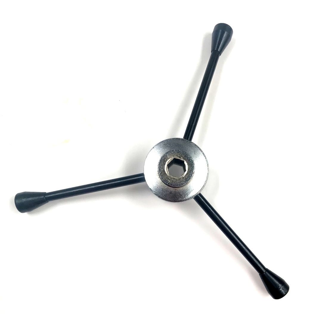 ACCU-TORQUE VISE SPEED HANDLE FOR 6" VISES WITH 3/4" STEEL HUB (3900-0202)